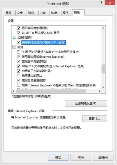 Win8系统打开网页总是未响应怎么办？