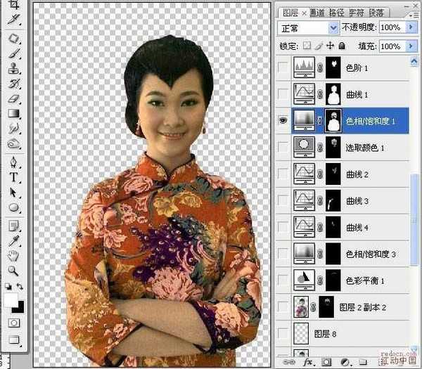 Photoshop将生活照转为漂亮的古典工笔画效果