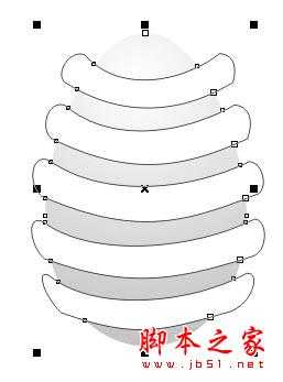coreldraw绘制简单削皮效果的方法(图文教程)
