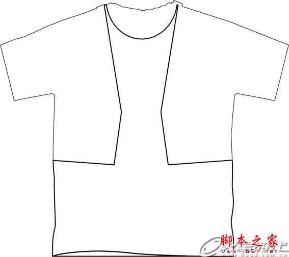 CorelDRAW(CDR)设计制作夏装男士衣服款式图实例教程图文详解