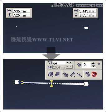 CorelDRAW实例教程：绘制随风飘舞的花瓣和月圆之夜飞逝的流星