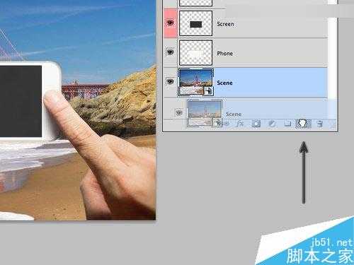 Photoshop巧用智能滤镜制作手机看图片特效模型