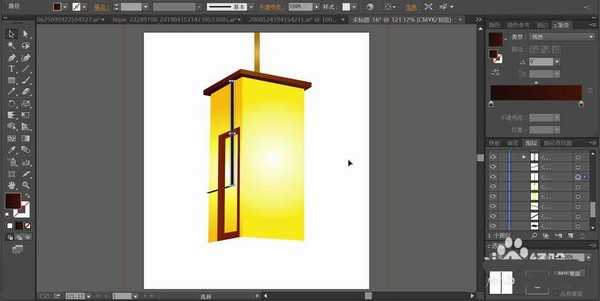 ai怎么设计矢量宫灯图? ai宫灯素材的画法